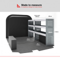 Rhino MR4 Internal Van Shelving - Ford Transit Custom L1 - Offside Double Unit