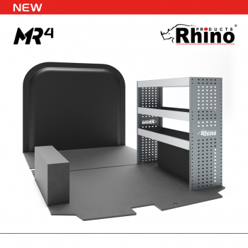 Ford Transit Custom 2013 on L2H1 - Rhino MR4 1 Bay Internal Van Racking