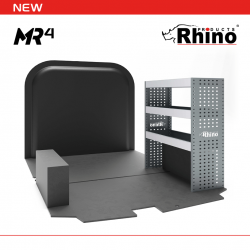 Renault Trafic 2014 on L1H1 - Rhino MR4 1 Bay Internal Van Racking