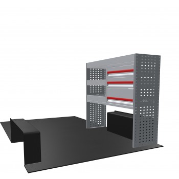 Nissan NV300 (Primastar) 2016 on L2H1 - Rhino MR4 1 Bay Van Racking with Drawer Unit