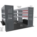 Fiat Talento 2016-2021 L2H1 - Rhino MR4 3 Bay Van Racking with Drawer Unit