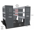 Citroen Dispatch 2016 on L2 MWB - Rhino MR4 3 Bay Van Racking with Drawer Unit