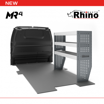 Fiat Scudo 2022 on L2H1 - Rhino MR4 1 Bay Internal Van Racking