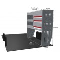 Peugeot Expert 2016 on L3 LWB - Rhino MR4 1 Bay Van Racking with Drawer Unit