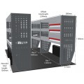 Fiat Scudo 2022 on L2 - Rhino MR4 3 Bay Van Racking with Drawer Unit