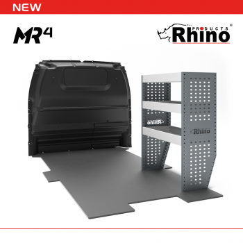 Volkswagen T6 2015 on L2H1 - Rhino MR4 1 Bay Internal Van Racking Volkswagen T6 2015 on LWB (L1H1)