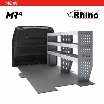 Volkswagen T6 2015 on L2H1 - Rhino MR4 2 Bay Internal Van Racking Volkswagen T6 2015 on SWB (L1H1)