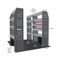 Nissan NV400 (Interstar) 2010-2023 L1H2 FWD - Rhino MR4 3 Bay Van Racking with Drawer Unit