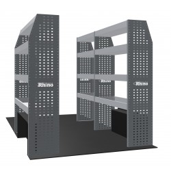 Vauxhall Movano 2010-2021 L2H2 FWD - Rhino MR4 3 Bay Internal Van Racking