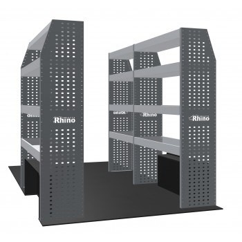 Vauxhall Movano 2010-2021 L2H2 FWD - Rhino MR4 3 Bay Internal Van Racking