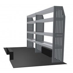 Nissan NV400 (Interstar) 2010 on L3H2 - Rhino MR4 2 Bay Internal Van Racking