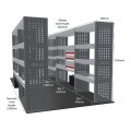 Ford Transit 2014 on L4 RWD - Rhino MR4 5 Bay Van Racking with Drawer Unit