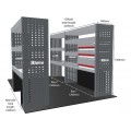 Mercedes Sprinter 2018 on L1H1 FWD - Rhino MR4 3 Bay Van Racking with Drawer Unit