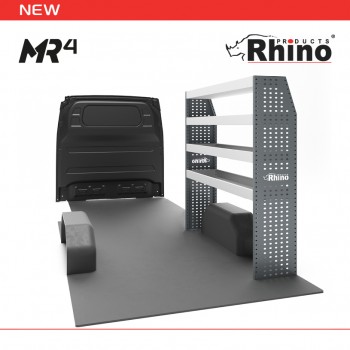 Mercedes Sprinter 2018 on L1H2 FWD - Rhino MR4 1 Bay Internal Van Racking