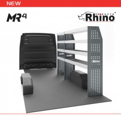 VW Crafter 2006-2017 L1H2 FWD - Rhino MR4 2 Bay Internal Van Racking