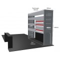 Mercedes Sprinter 2018 on L2H1 FWD/RWD - Rhino MR4 1 Bay Van Racking with Drawer Unit