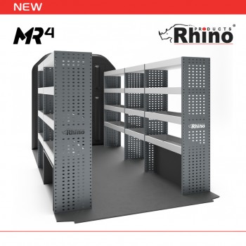 Vauxhall Movano 2021 on LWB High Roof (L3H2) - Rhino MR4 5 Bay Internal Van Racking