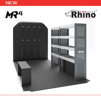 Toyota Proace Max 2024 on XLWB High Roof (L4H2) - Rhino MR4 2 Bay Internal Van Racking