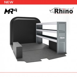 Toyota Proace City 2020 on SWB (L1H1) - Rhino MR4 1 Bay Internal Van Racking SWB Twin Doors