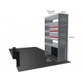 Fiat Ducato 2006 on L3H2  - Rhino MR4 1 Bay Van Racking with Drawer Unit
