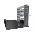 Peugeot Boxer 2006 on L4H2  - Rhino MR4 1 Bay Van Racking with Drawer Unit