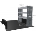Fiat Doblo 2022 on L2H1  - Rhino MR4 1 Bay Internal Van Racking