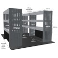 Mercedes Citan 2021 on L2H1  - Rhino MR4 3 Bay Internal Van Racking