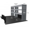 Rhino MR4 Internal Van Shelving - Ford Transit Custom L1 - Offside Double Unit