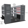 Ford Transit Custom Dec 2023 on L1H1 SWB - Rhino MR4 3 Bay Van Racking with Drawer Unit