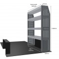 Iveco Daily 2014 on L3H2  - Rhino MR4 1 Bay Internal Van Racking