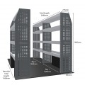 Iveco Daily 2014 on L3H2  - Rhino MR4 3 Bay Internal Van Racking