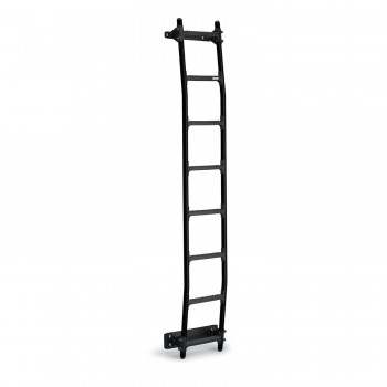 Rhino 8 Step Rear Door Ladder - Easy Fit With Pre Cut Custom Reinforcing Plates  LWB High Roof