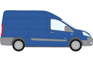 Scudo 2007 to 2016 LWB High Roof Twin Rear Doors 
