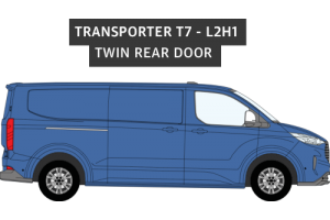 Volkswagen Transporter T7<br/> Long Wheelbase Low Roof (L2 H1) <br/>Twin Doors