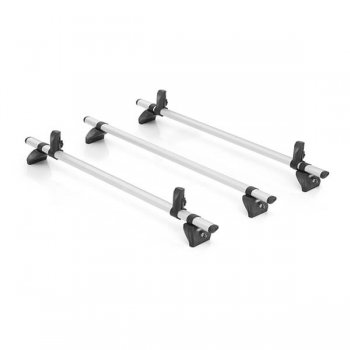 3 x Rhino KammBar Pro Aluminium Roof Bars - Peugeot Expert 2007 - 2016 LWB Low Roof Tailgate LWB Low Roof Tailgate L2 H1
