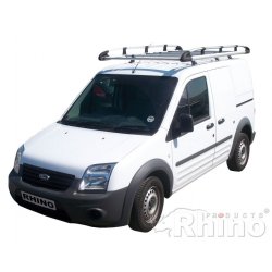 Rhino Aluminium Roof Rack - Ford Transit Connect 2002 to 2014 LWB High Roof Twin Doors LWB Twin Doors