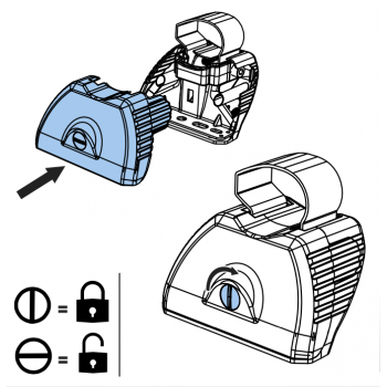 Rhino KammBar Front Leg Cowl / Cover with Central Plastic Retaining Pin Spares
